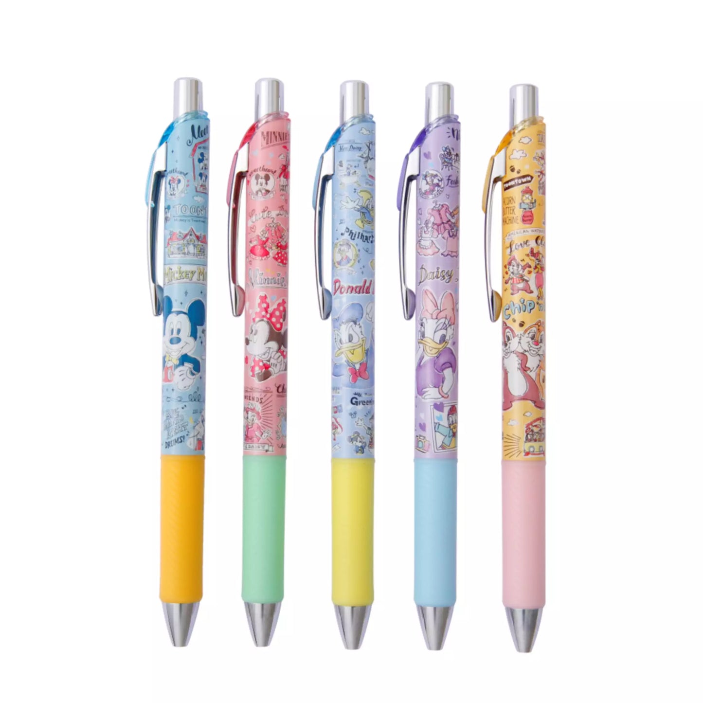 “Pre-Order” TDR - 5 mechanical pencils: Mickey Mouse and friends