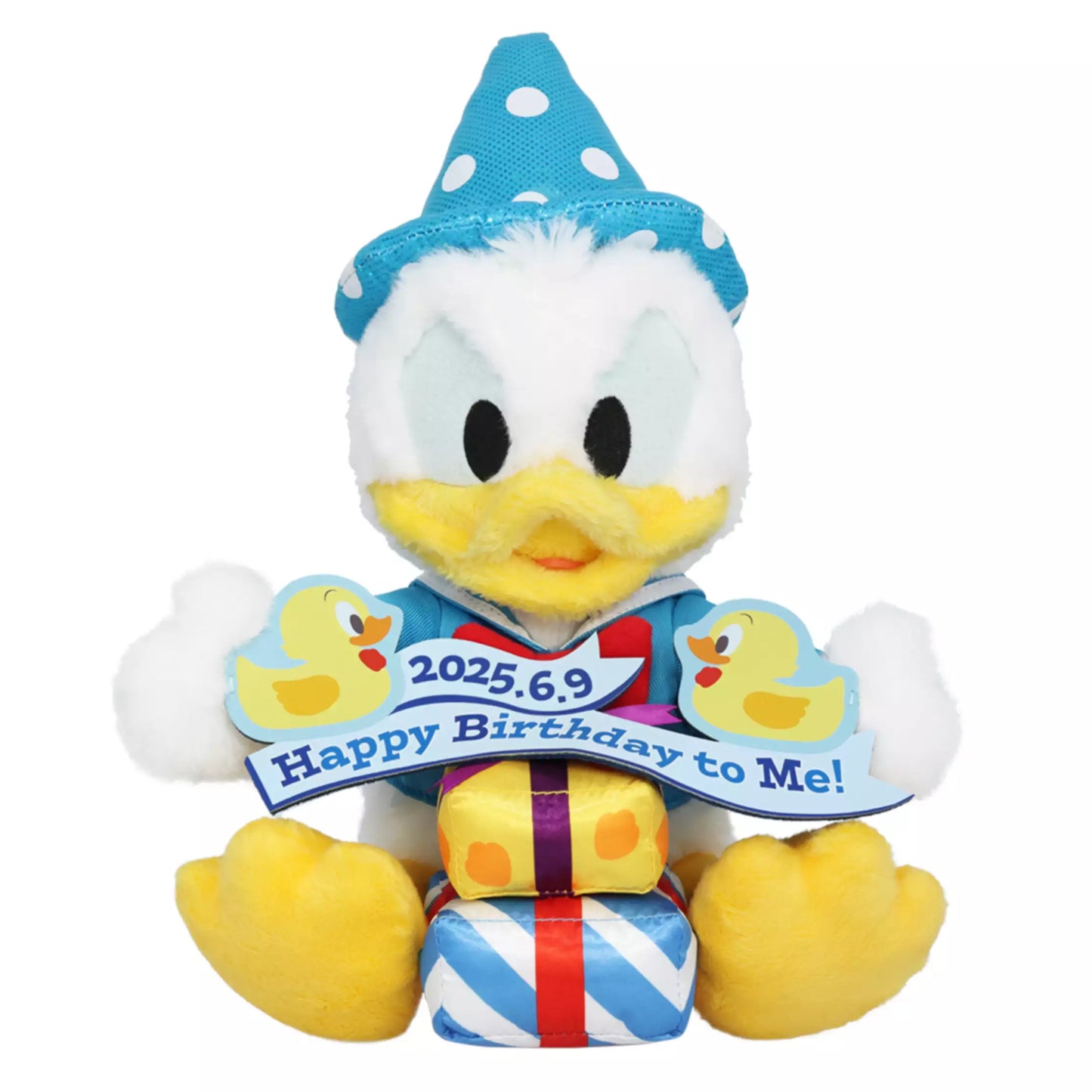 "Pre-Order" TDR - Donald Duck Plush Toy, DONALD BIRTHDAY 6.9