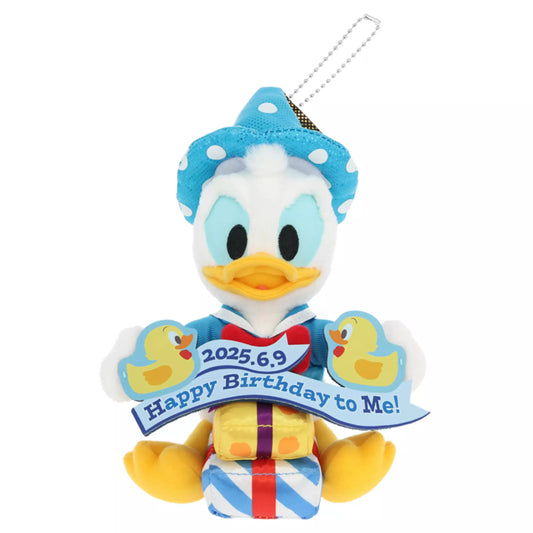 "Pre-Order" TDR - Donald Duck Plush Keychain, DONALD BIRTHDAY 6.9
