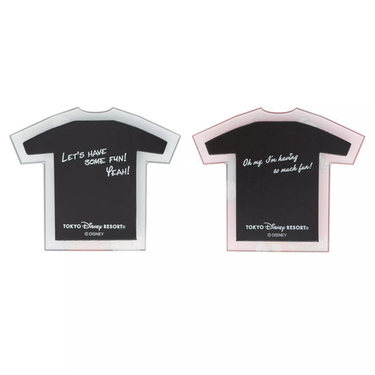 "Pre-Order" TDR - Mickey and Minnie T-shirts Decoration Magnet set, Mickey & Friends with Sunglasses 2026