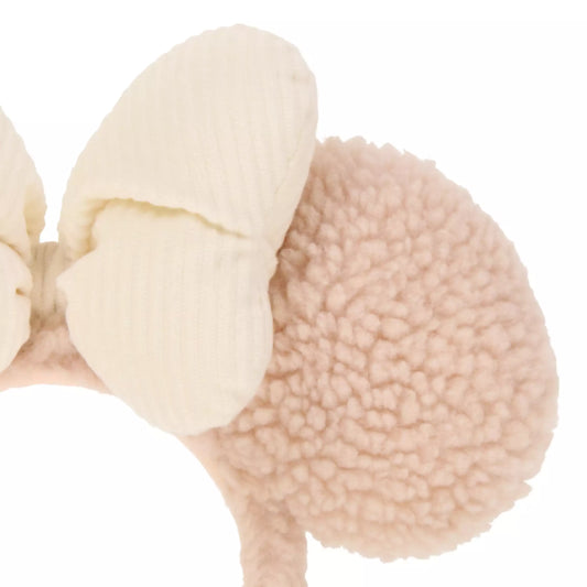 "Pre-Order" TDR - Minnie Pinkish Brown Fluffy Ears Headband
