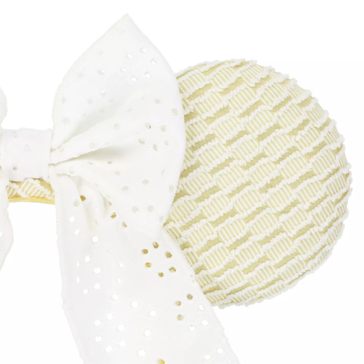 "Pre-Order" TDR - Baby Yellow with Lace Bow Minnie Ears Headband