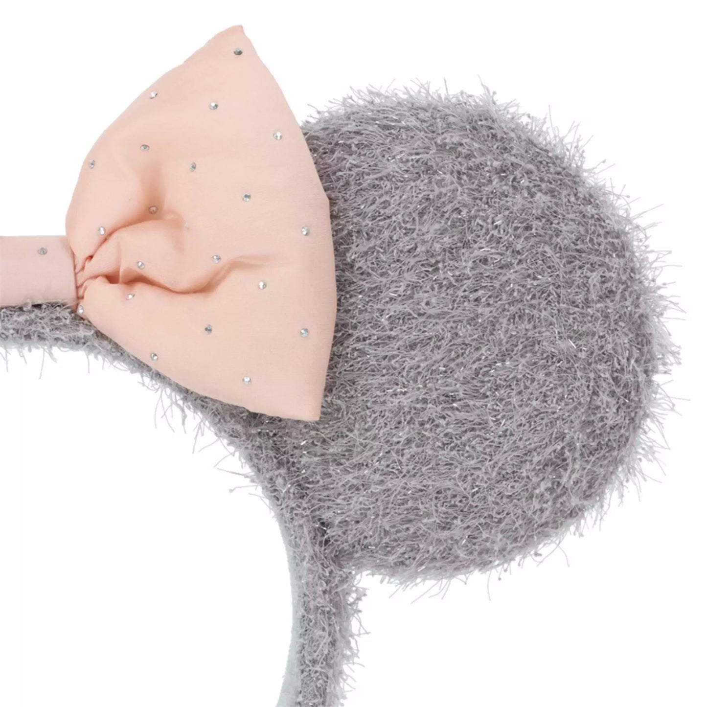 "Pre-Order" TDR - Minnie Mouse Gray Fluffy ears Headband