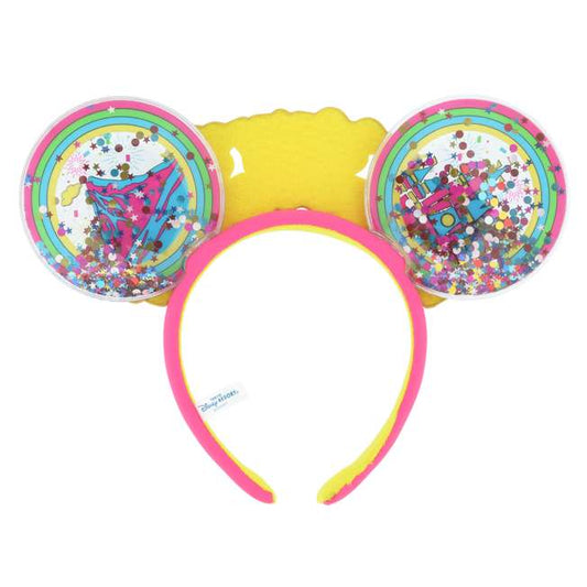 "Pre-Order" TDR - Mickey Mouse Park Logo "Confetti" Ears Headband for Adults