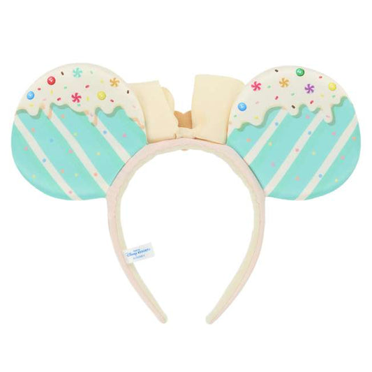 "Pre-Order" TDR - Minnie Mouse Green Ears Headband for Adults, Disney's Palpalooza: Vanellope's Sweet Pop World