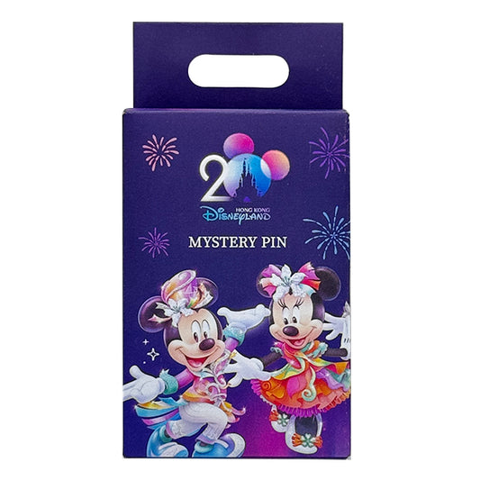 HKDL - Mickey & Friends 2-Piece Mystery Pin Blind Pack, HKDL 20th Anniversary Grand Celebration【Ready Stock】