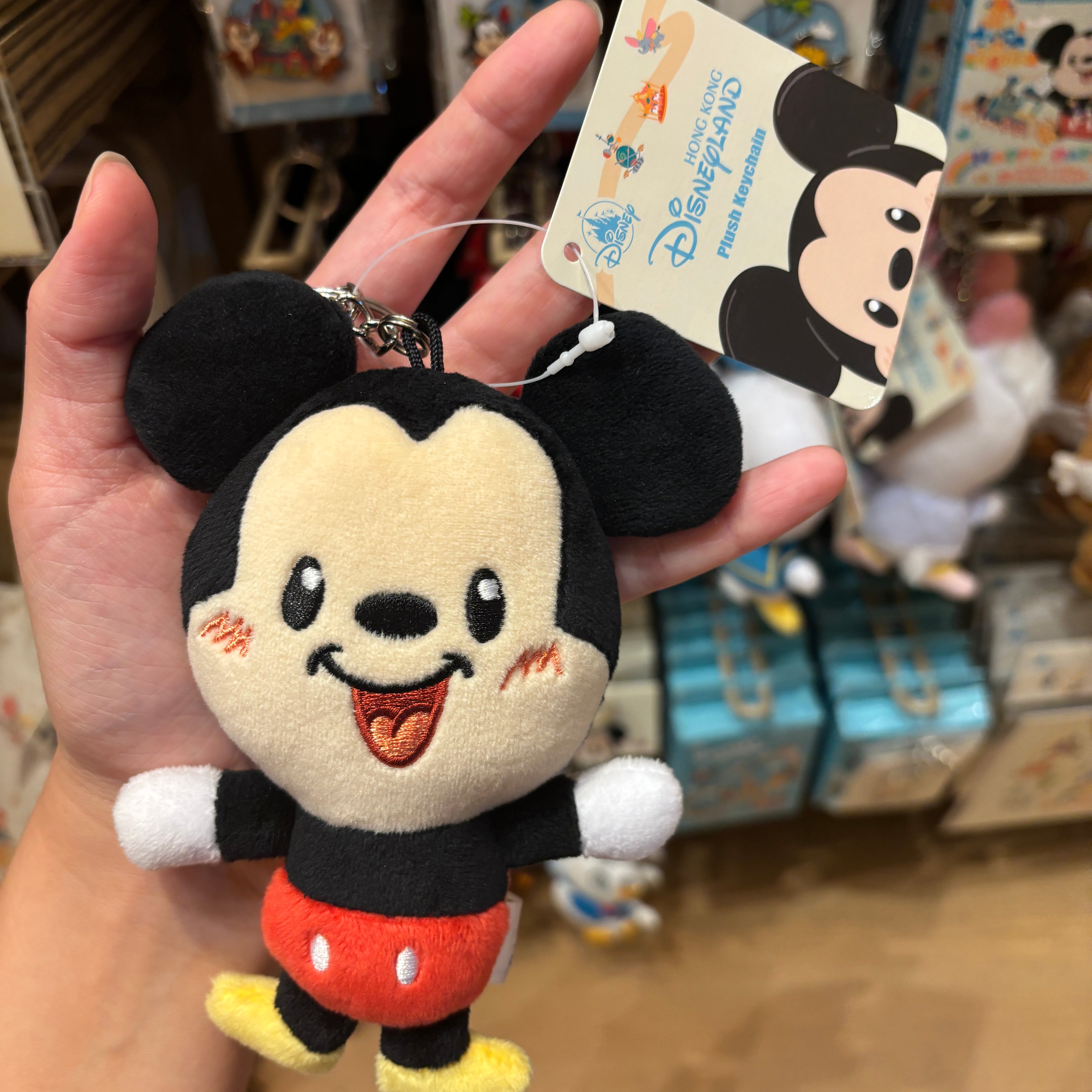 Mickey fashion mouse plush keychain