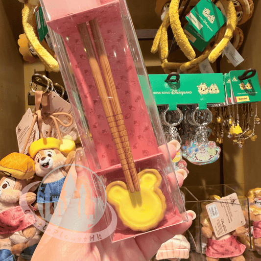 "Pre-Order" HKDL - Chip 'n' Dale Egg Tart Chopstick Set, CnD Hong Kong Cuisine 2026