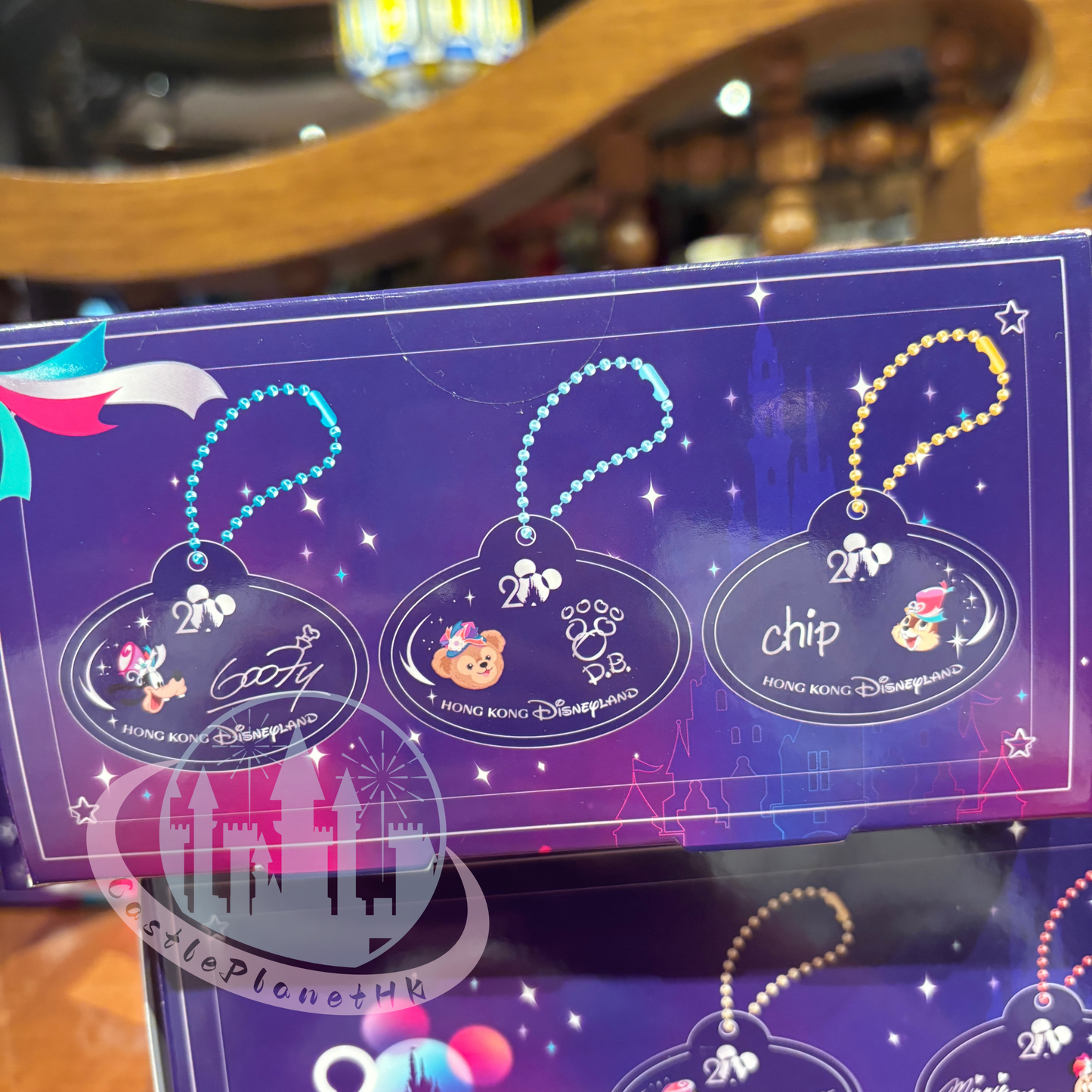 "Pre-Order" HKDL - Mickey & Friends Name Tag Bagcharm Set, HKDL 20th Anniversary Grand Celebration
