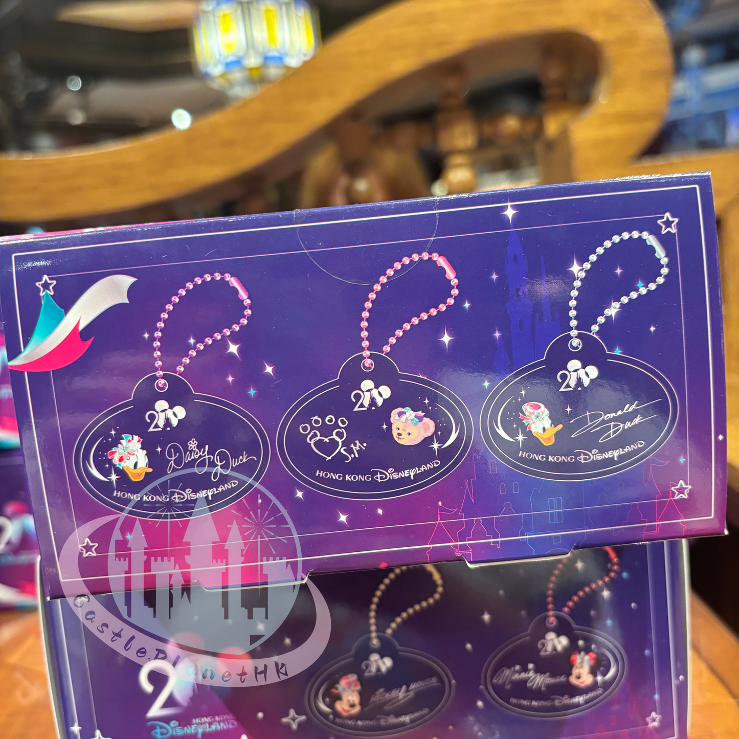 "Pre-Order" HKDL - Mickey & Friends Name Tag Bagcharm Set, HKDL 20th Anniversary Grand Celebration