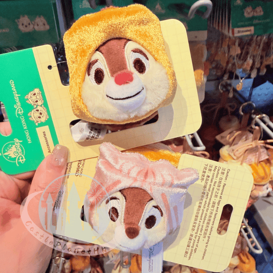 "Pre-Order" HKDL - Chip & Dale Plush Hair Clip, CnD Hong Kong Cuisine 2026
