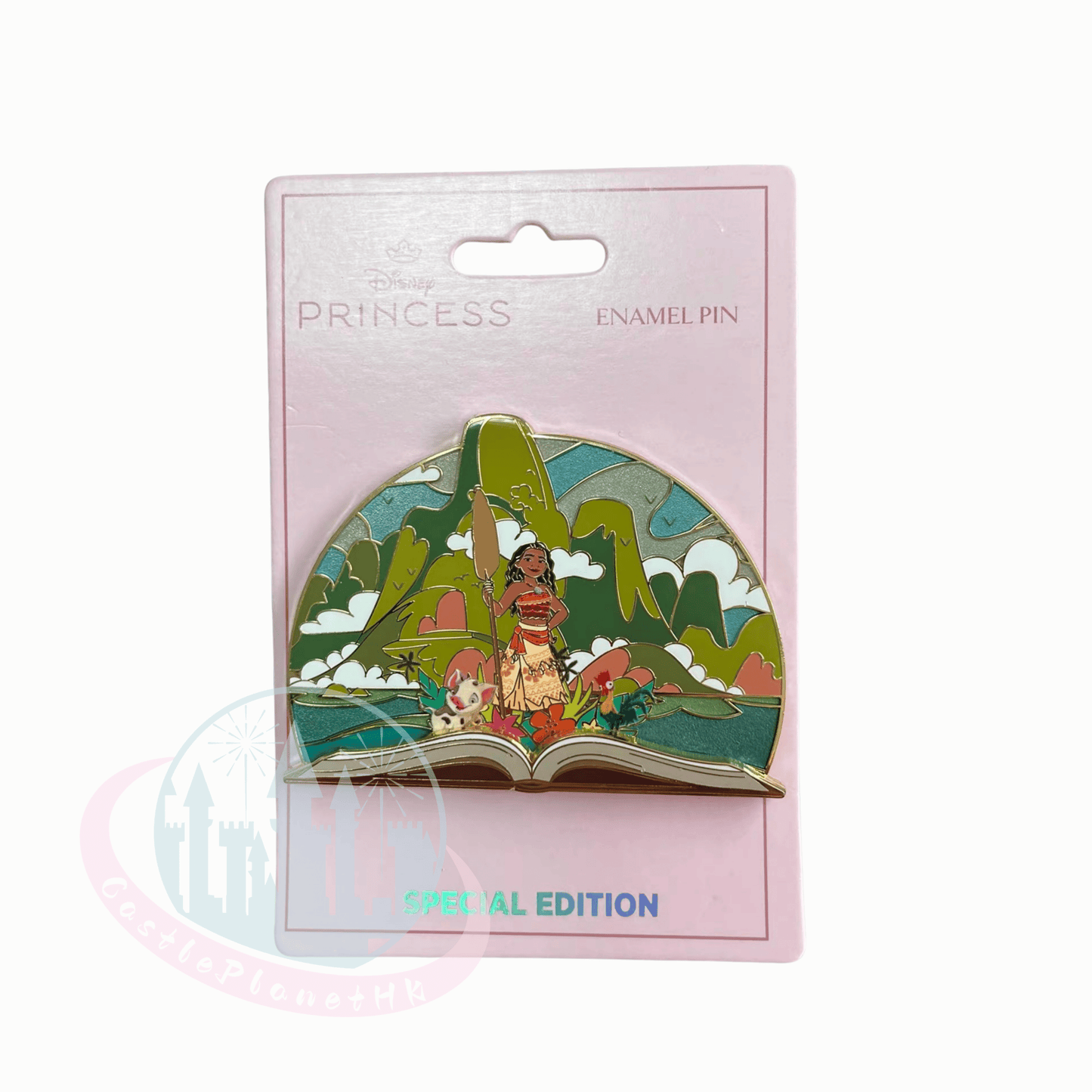 "Pre-Order" DLR/WDW - Moana Once Upon a Time Storybook Pin, PALM Exclusive 2025