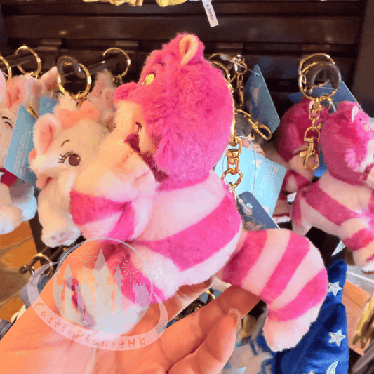 "Pre-Order" HKDL - Cheshire Cat Plush Bag Charm, Sassy Character Series 2026