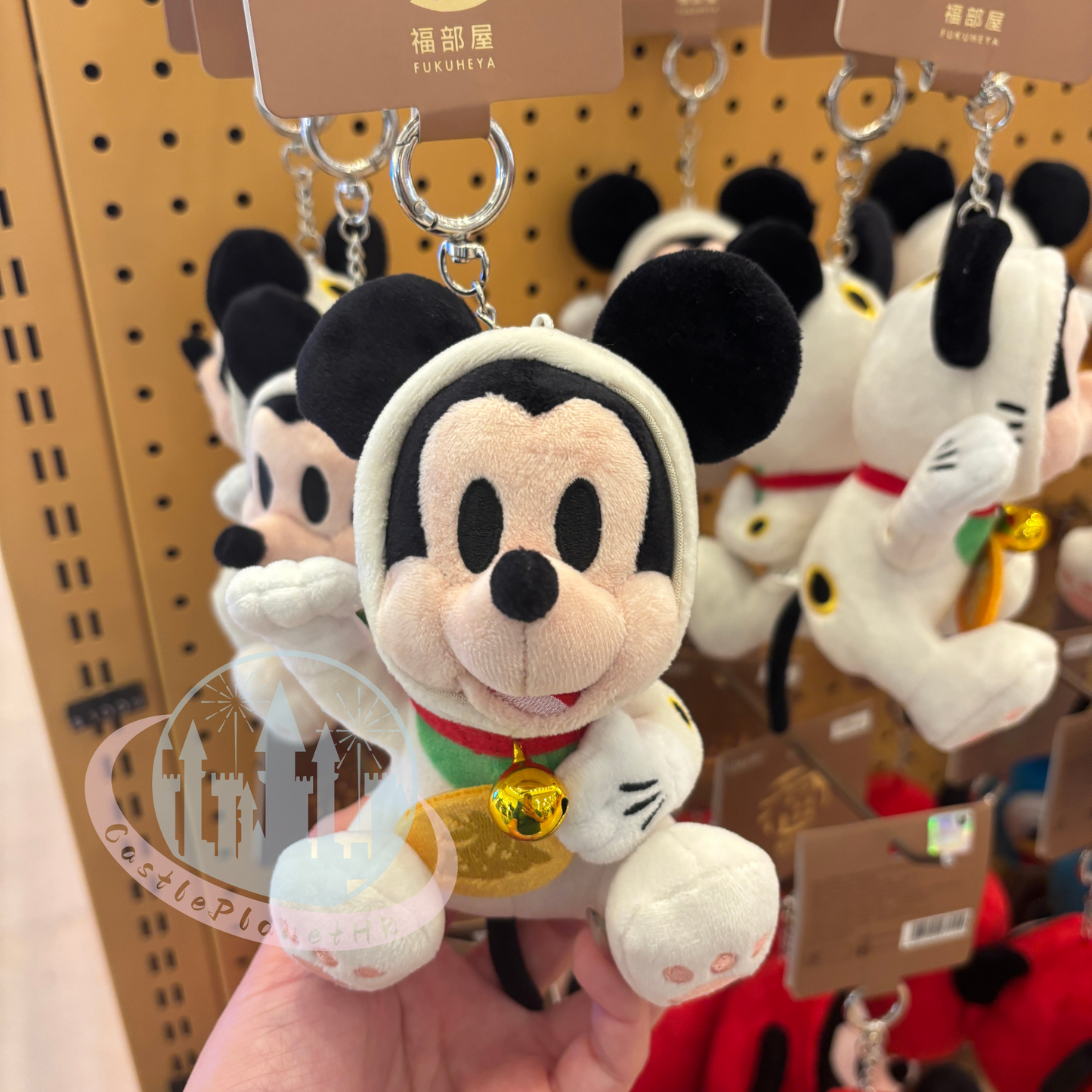 “Pre-order” Other - Disney Fukuheya Maneki Neko Mickey Mouse Plush Keychain, URDU