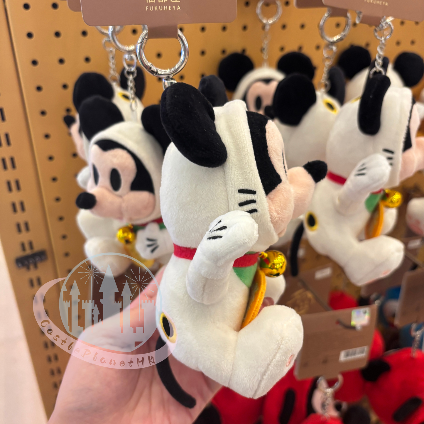 “Pre-order” Other - Disney Fukuheya Maneki Neko Mickey Mouse Plush Keychain, URDU