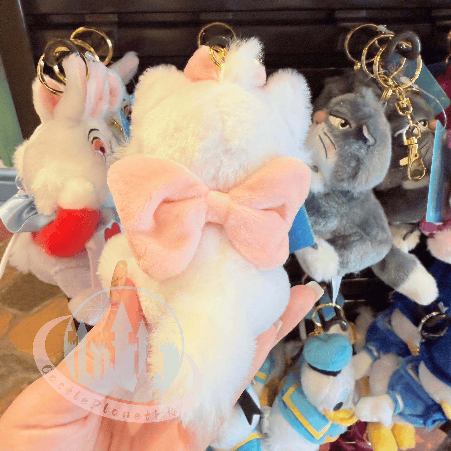 "Pre-Order" HKDL - Marie Plush Bag Charm, Sassy Character Series 2026