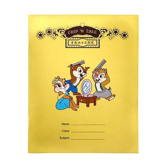 HKDL - Chip 'n' Dale Hong Kong Heritage Notebook Set of 3 (Chip 'n' Dale Hong Kong Heritage series)【Ready Stock】
