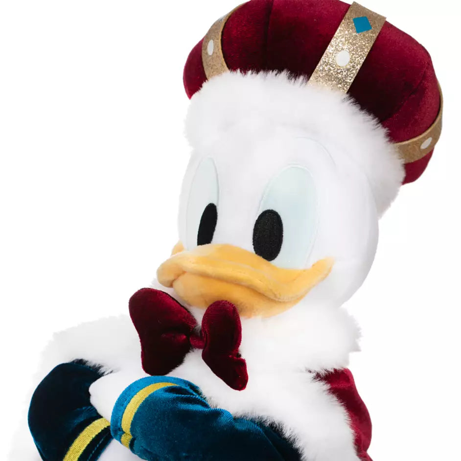HKDL - Donald Plush Toy, DONALD THE KING BIRTHDAY【Ready Stock】