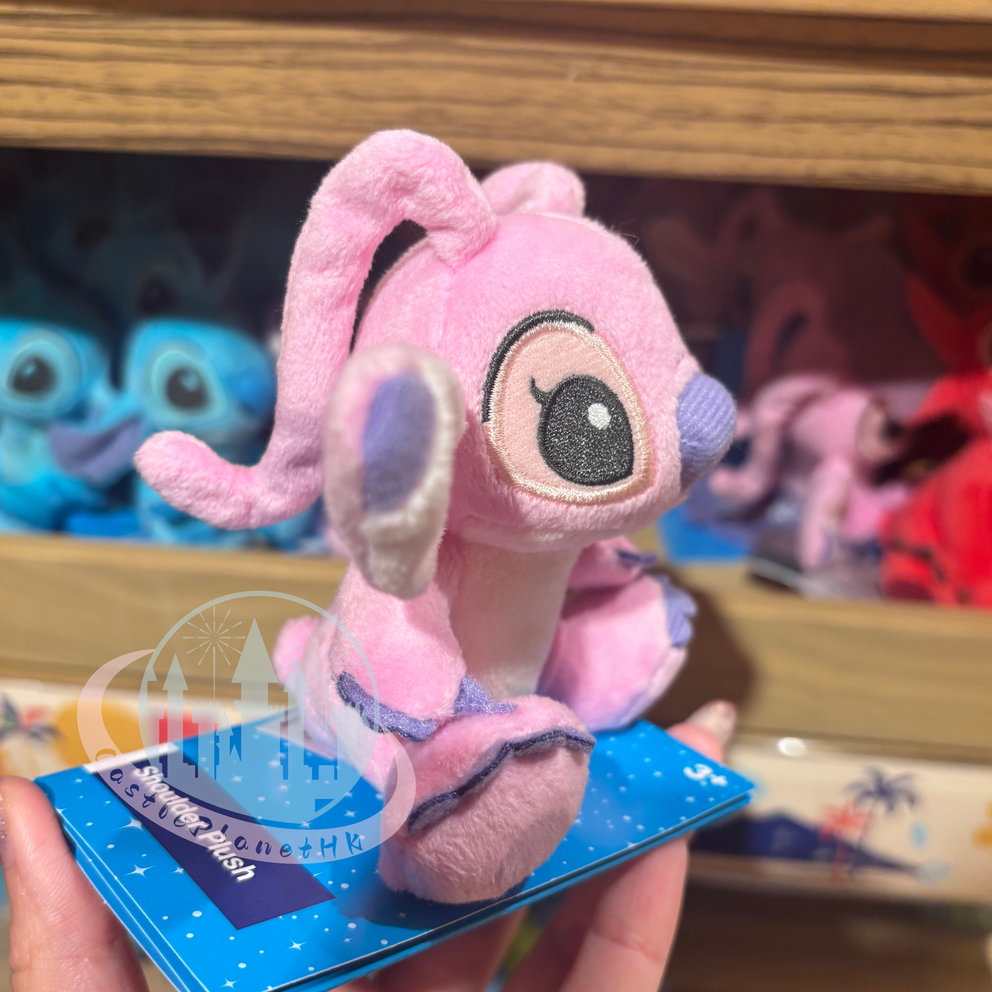 HKDL - Angel Magnetic Shoulder Pal Plush, Lilo & Stitch【Ready Stock】