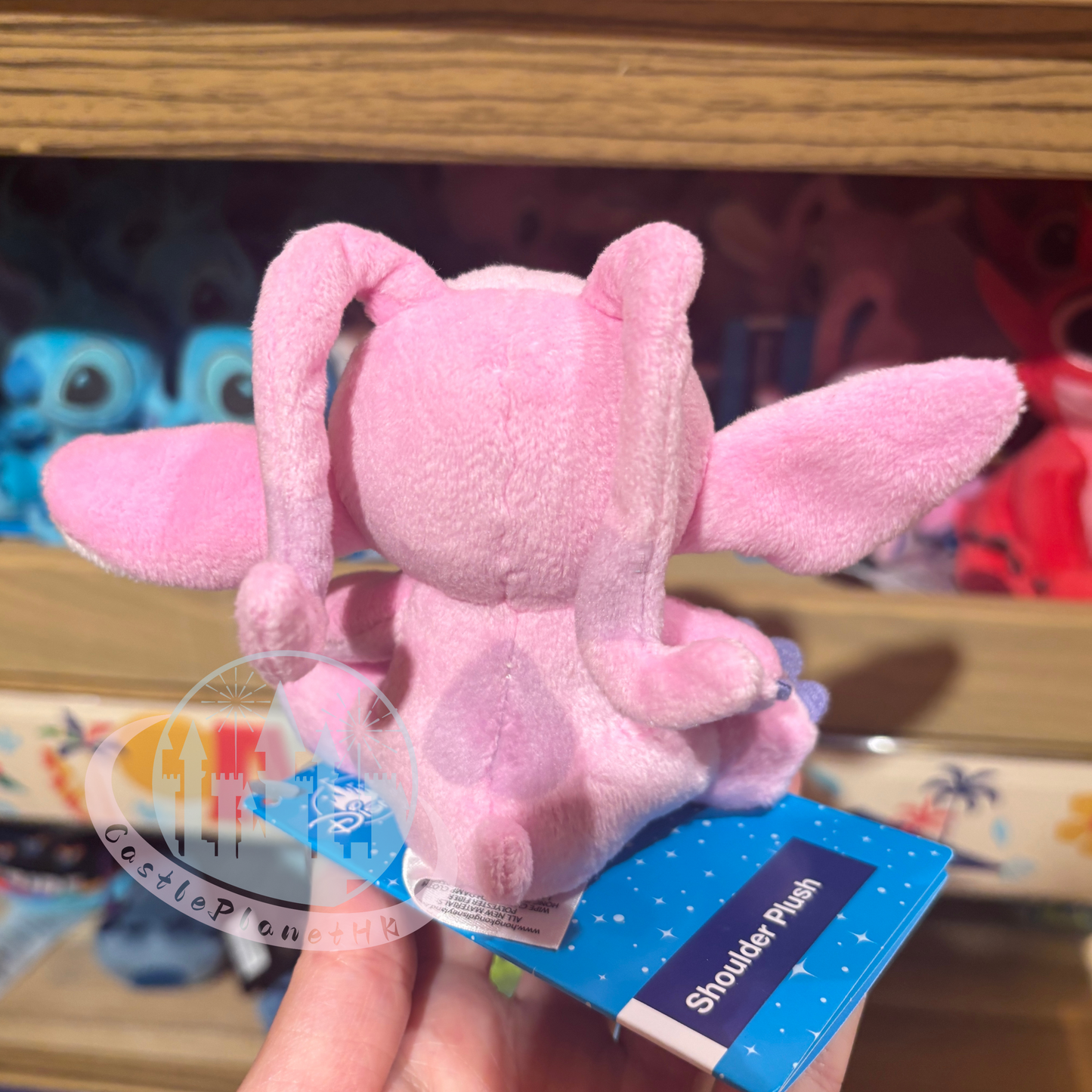 HKDL - Angel Magnetic Shoulder Pal Plush, Lilo & Stitch【Ready Stock】