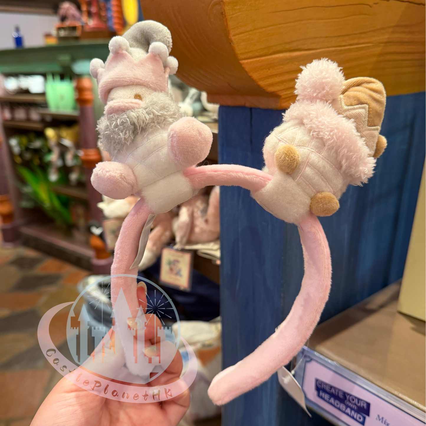 "Pre-Order" HKDL - Mickey mini Plush Accessory, 2025 Christmas (Disney Personalized Headband) DIY Own Headband - Create Your Own Headband