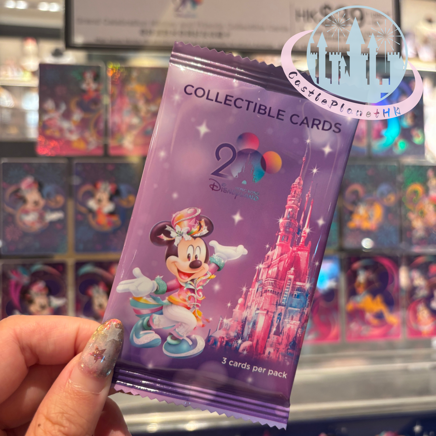 "Pre-Order" HKDL - Mickey and Friends Collectible Cards, HKDL 20th Anniversary Grand Celebration