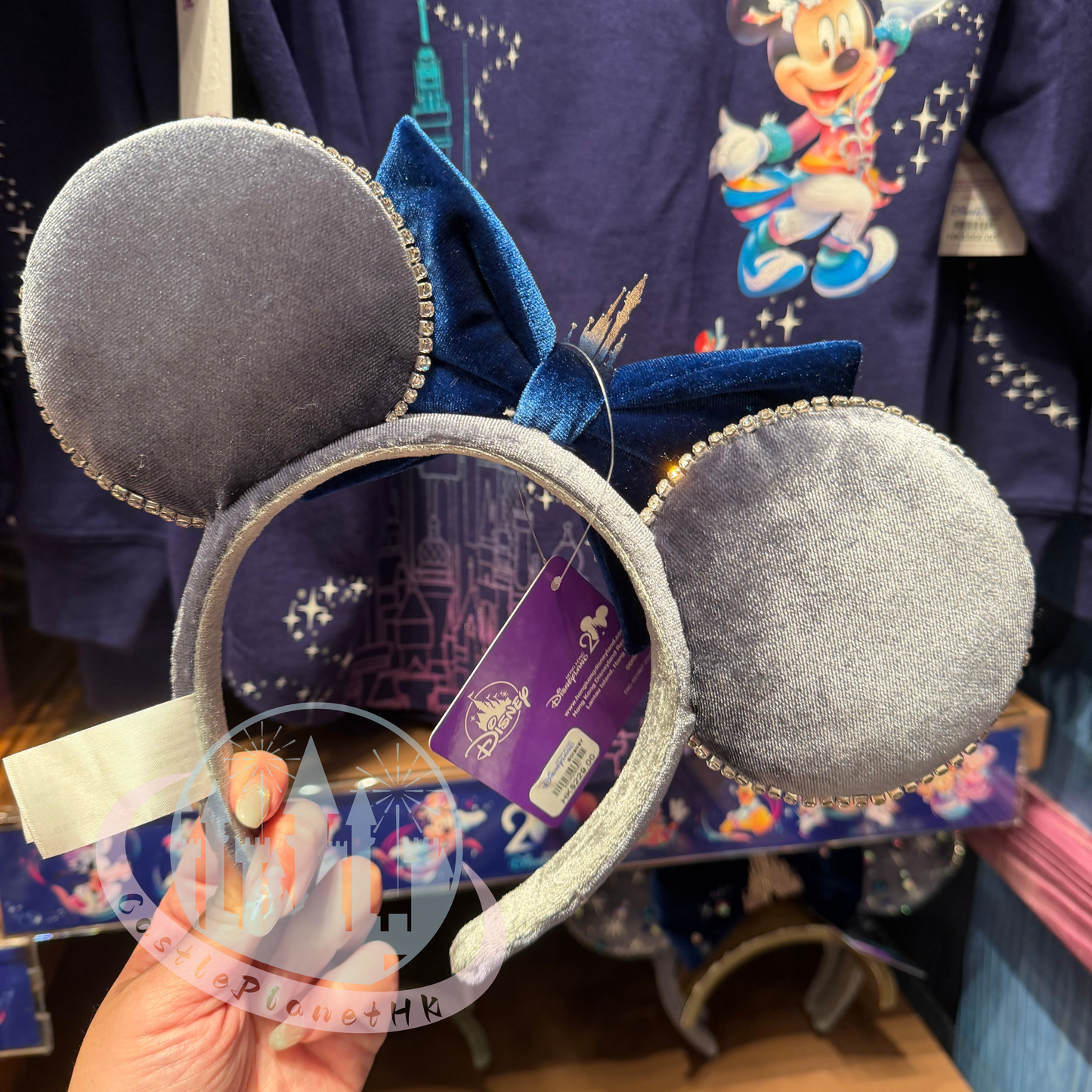"Pre-Order" HKDL - Castle Minnie ear Headband, Magic Night Collection