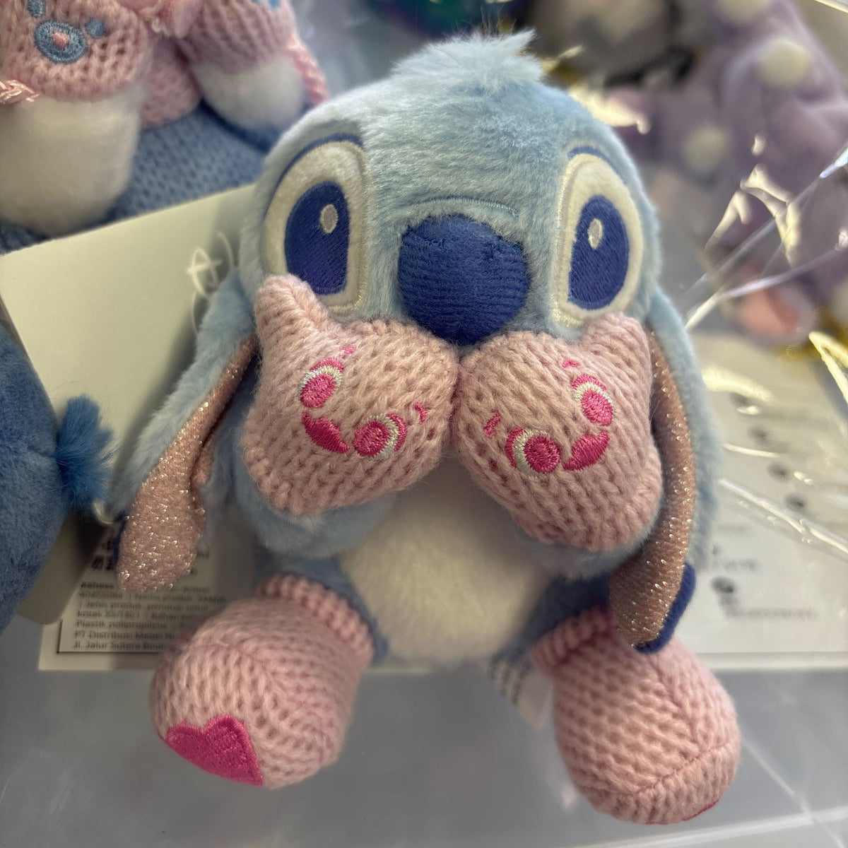 "Pre-Order" JDS - Stitch Plush Keychain, Winter Shiny Color