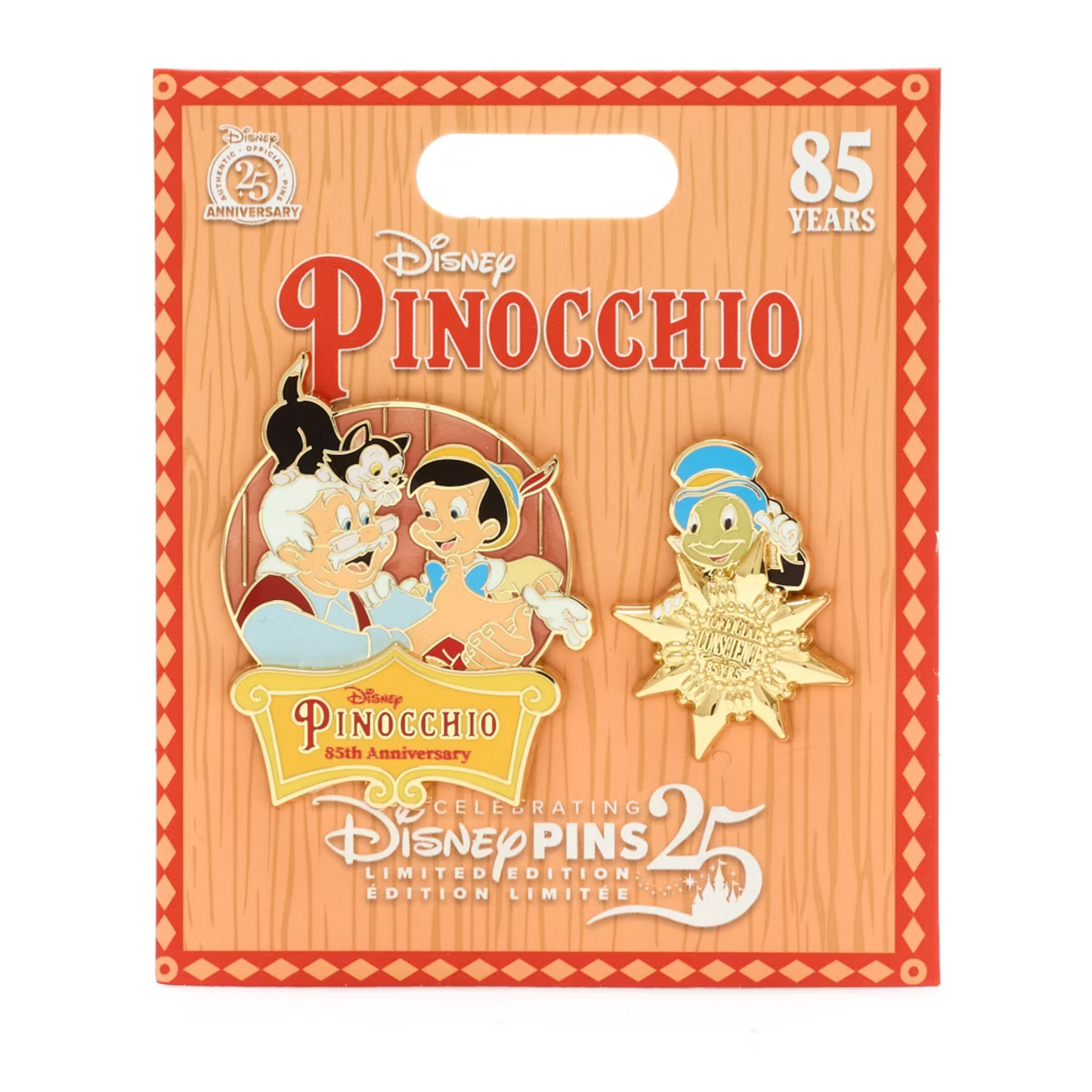 “Pre-order” HKDL - Pinocchio 85th Anniversary Limited Edition Pin Set