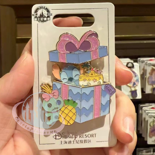 “Pre-order” SHDR - Stitch Birthday Pin Badge, June