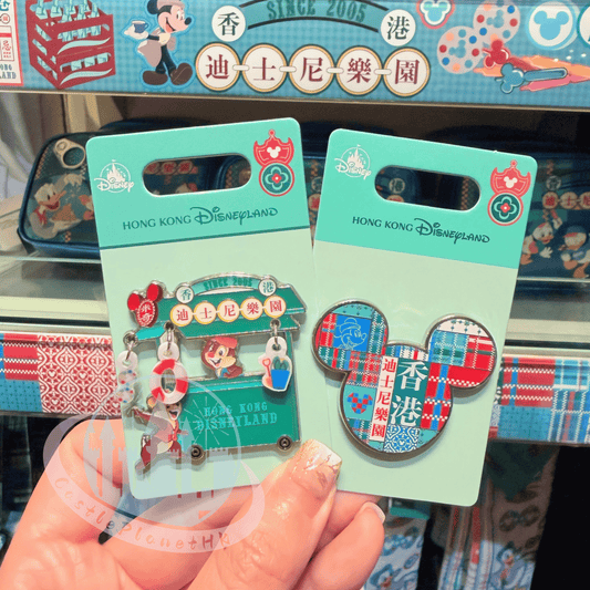 "Pre-Order" HKDL - Mickey Icon Pin, Mickey and Friends Hong Kong Vintage Collection 2026