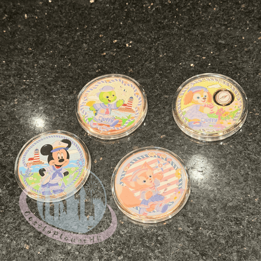 "Pre-Order" HKDL - Disney Collectible Medallions, Duffy and Friends “Springtime Voyage” 2026