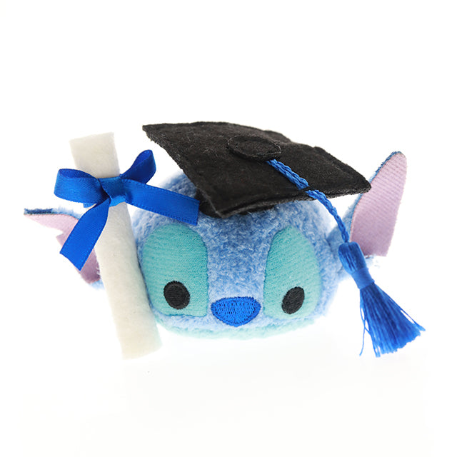 HKDL - Stitch Graduation Mini (S) (TSUM TSUM)【Ready Stock】