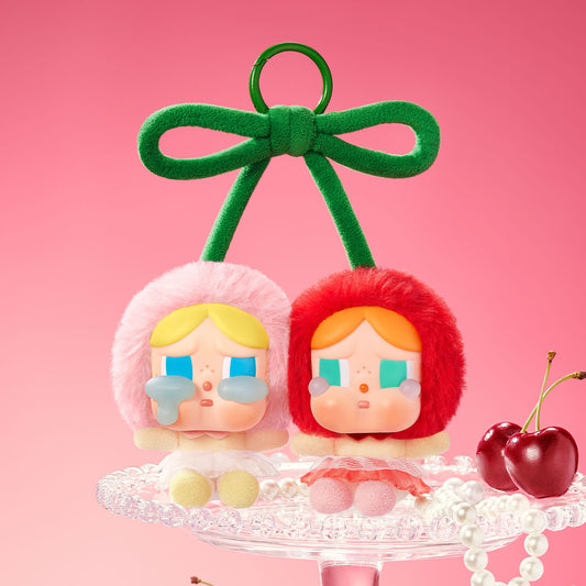 “Pre-order” Other - POP MART CRYBABY Crying For Love Series-Vinyl Plush Hanging Card (Love You Cherry Much), popmart