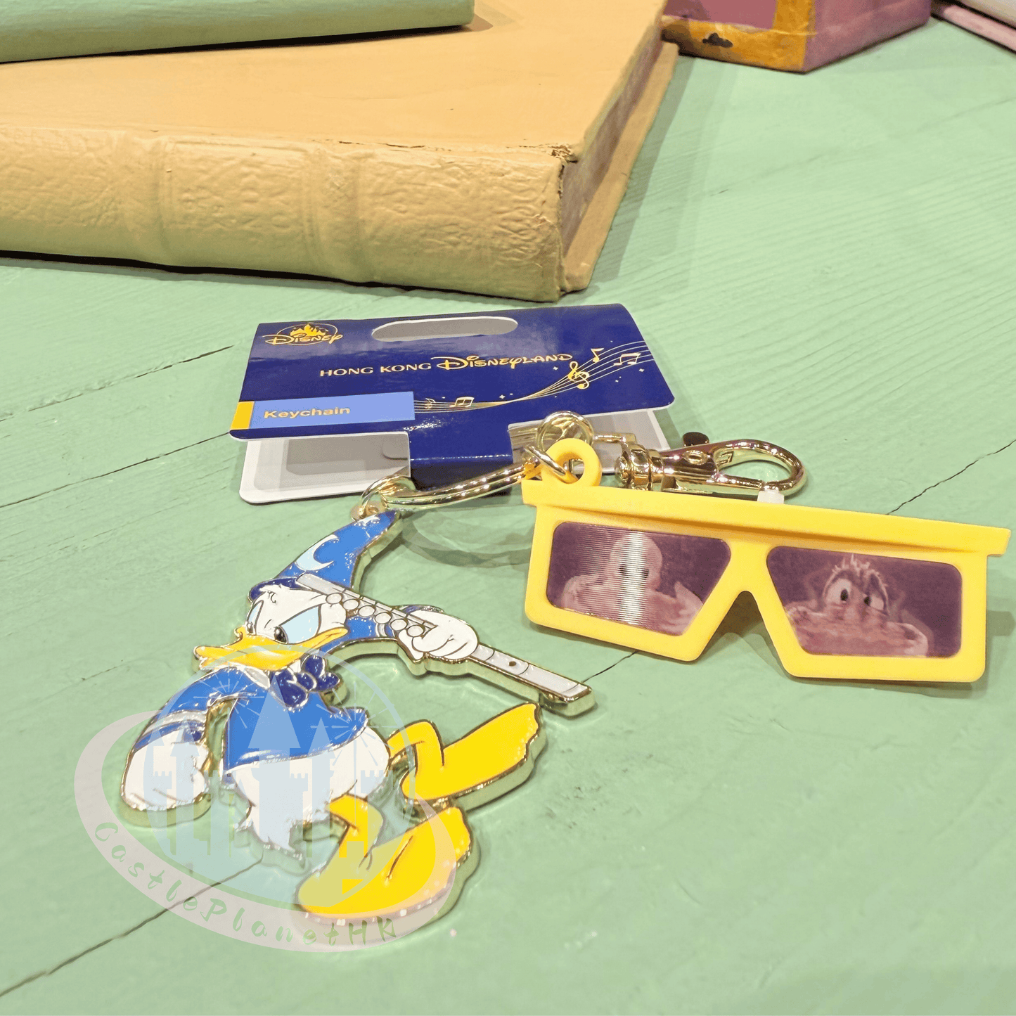 "Pre-Order" HKDL - Angry Donald Duck Sorcerer Keychain, Mickey’s PhilharMagic 2026