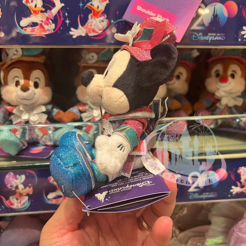 HKDL - Mickey Magnetic Shoulder Pal Plush, HKDL 20th Anniversary Grand Celebration【READY STOCK】