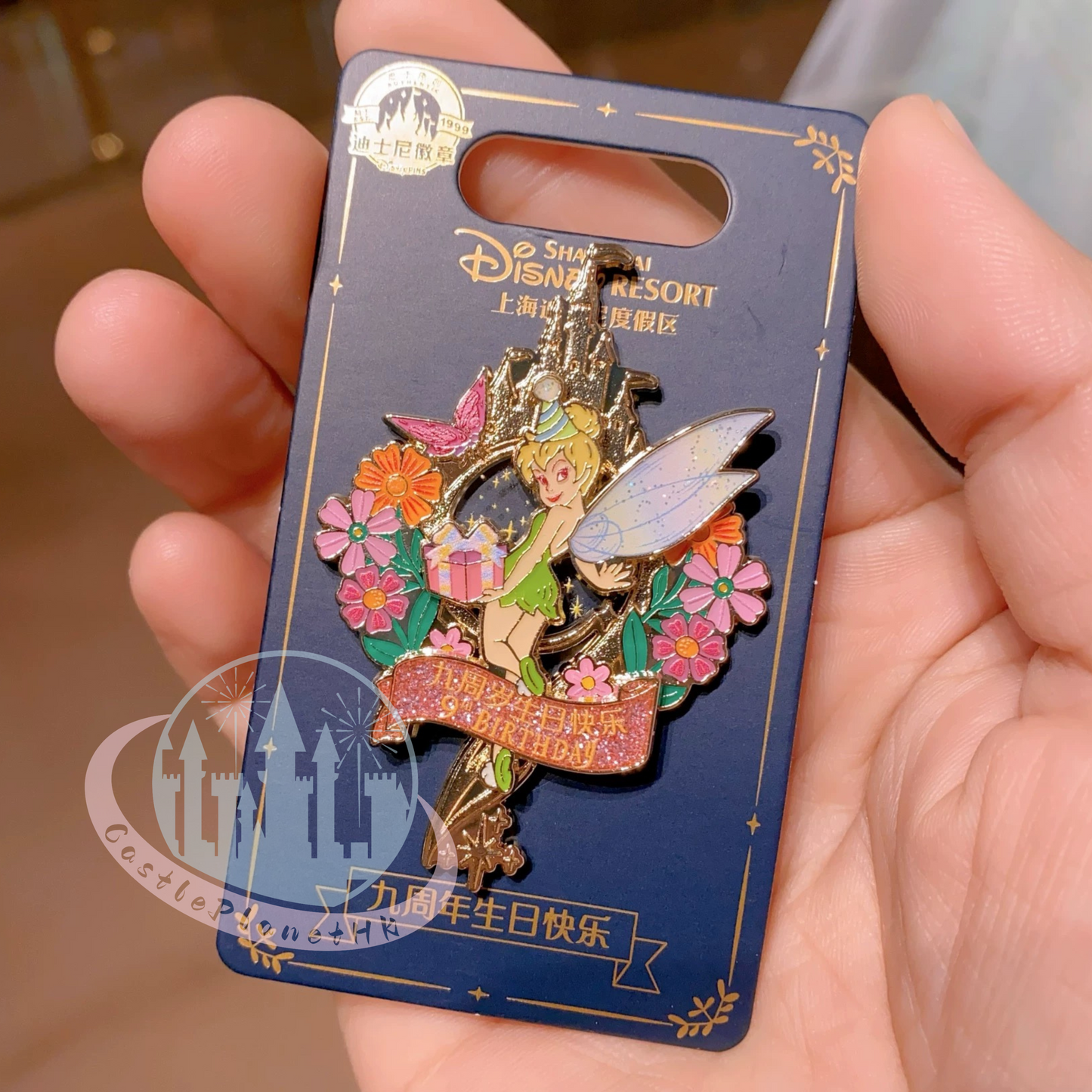 "Pre-Order" SHDR - Tinker Bell Pin, 9th Anniversary Celebration