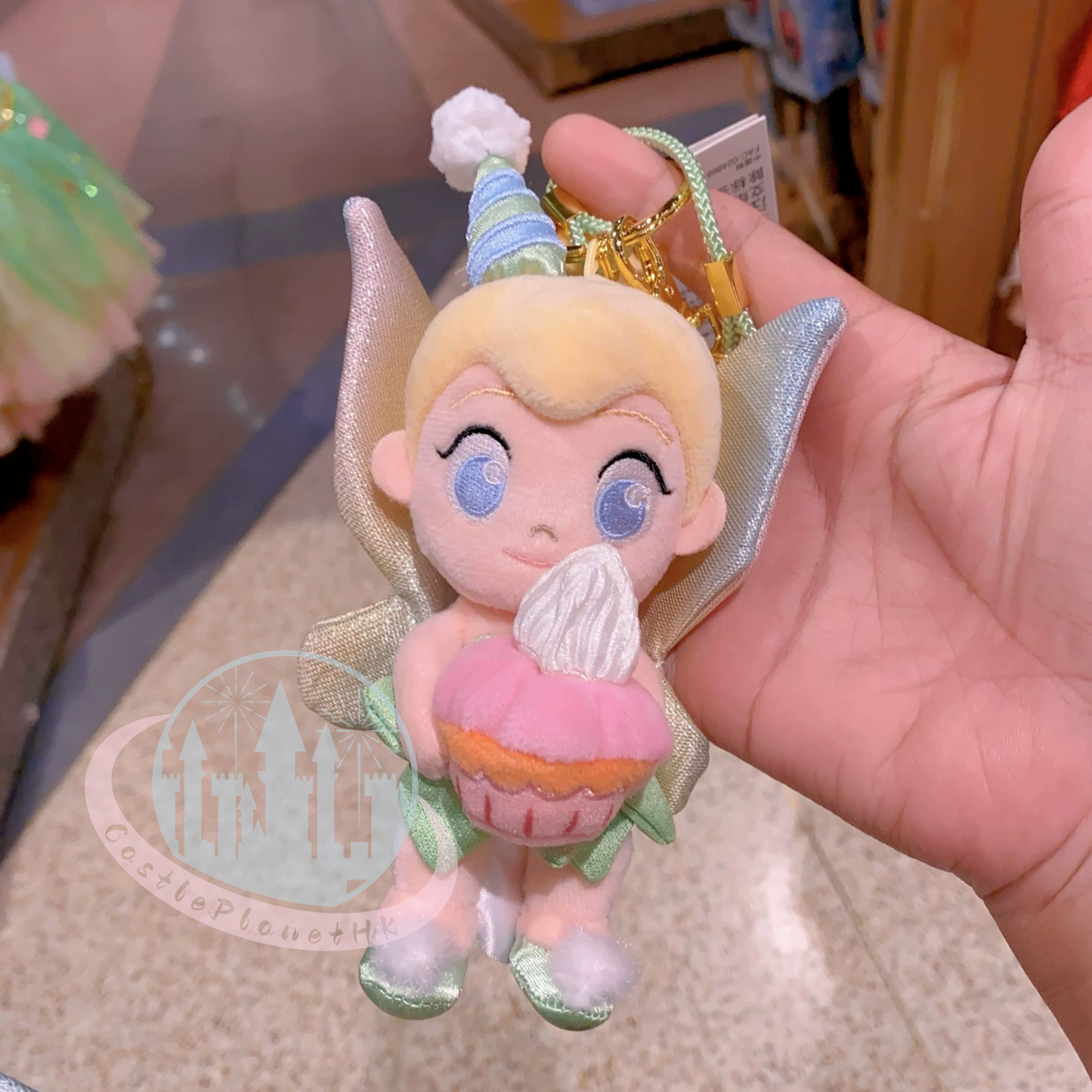 “Pre-order” SHDR - Tinker Bell Plush Keychain, 9th Anniversary Celebration