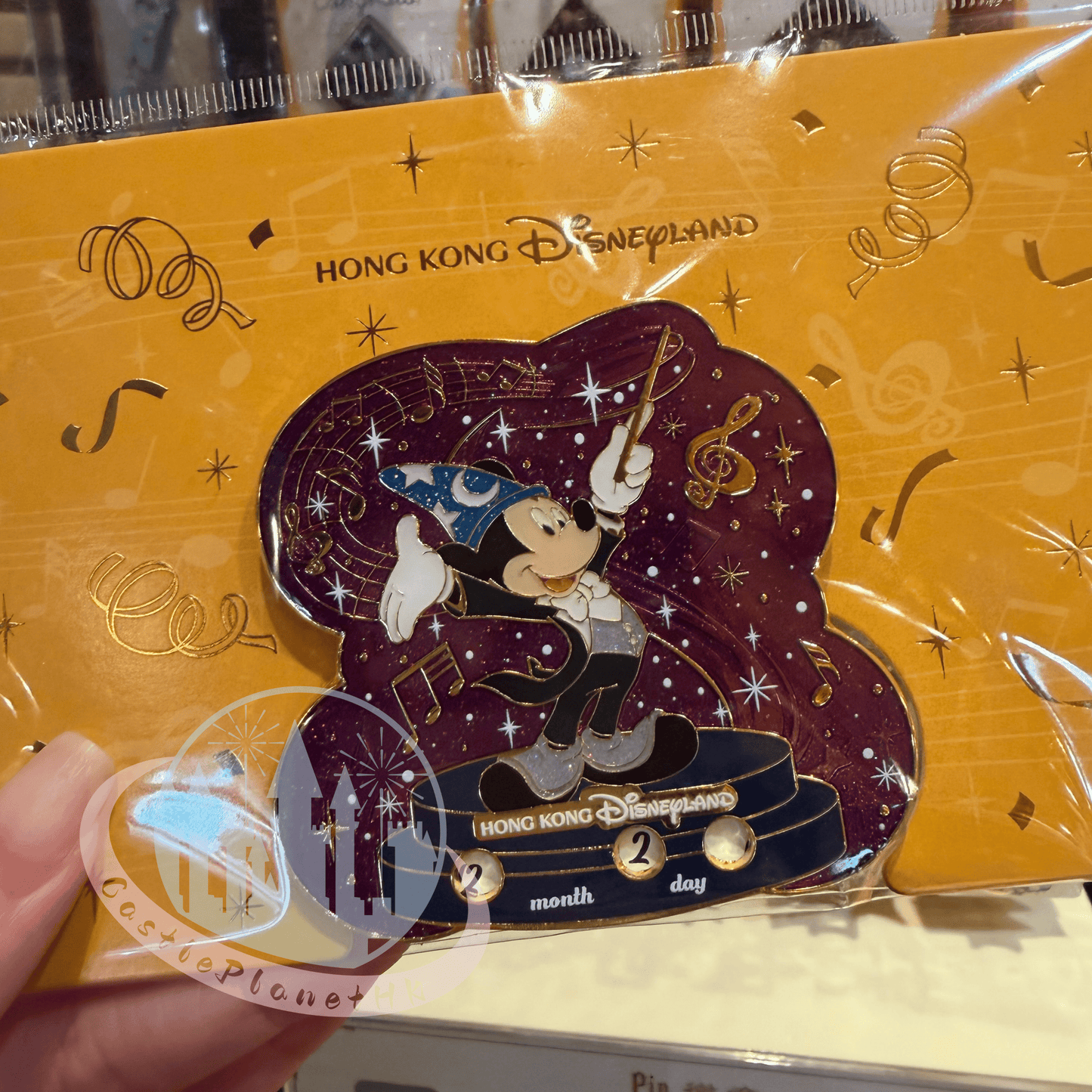 "Pre-Order" HKDL - Mickey's PhilharMagic Countdown Pin