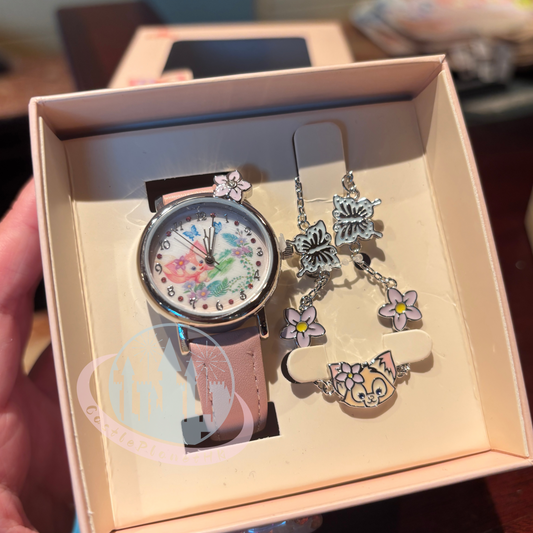 "Pre-Order" HKDL - LinaBell Timepiece watch with Bracelet , Duffy & Friends