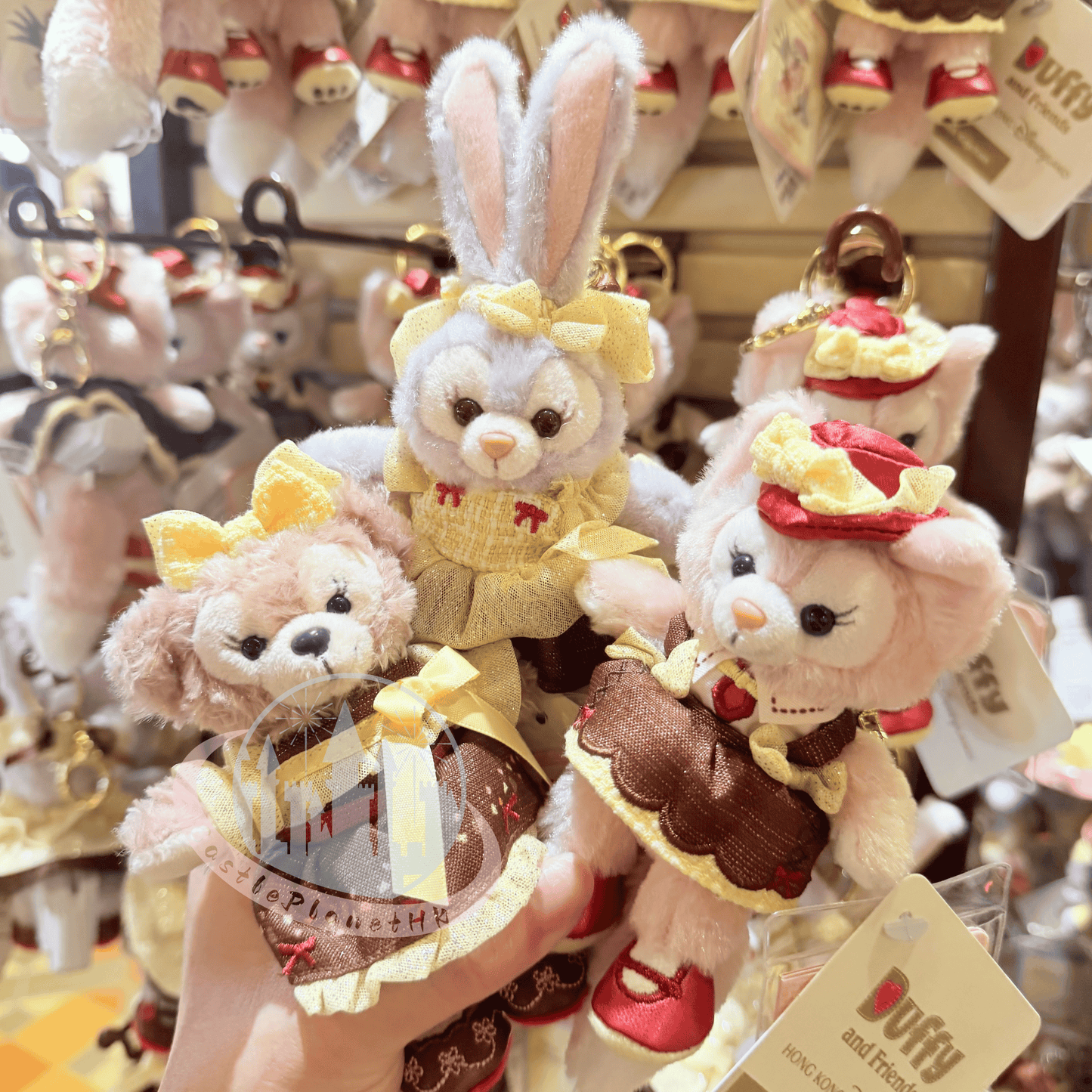 "Pre-Order" HKDL - StellaLou Plush Bag Charm, Duffy and Friends Teatime 2026