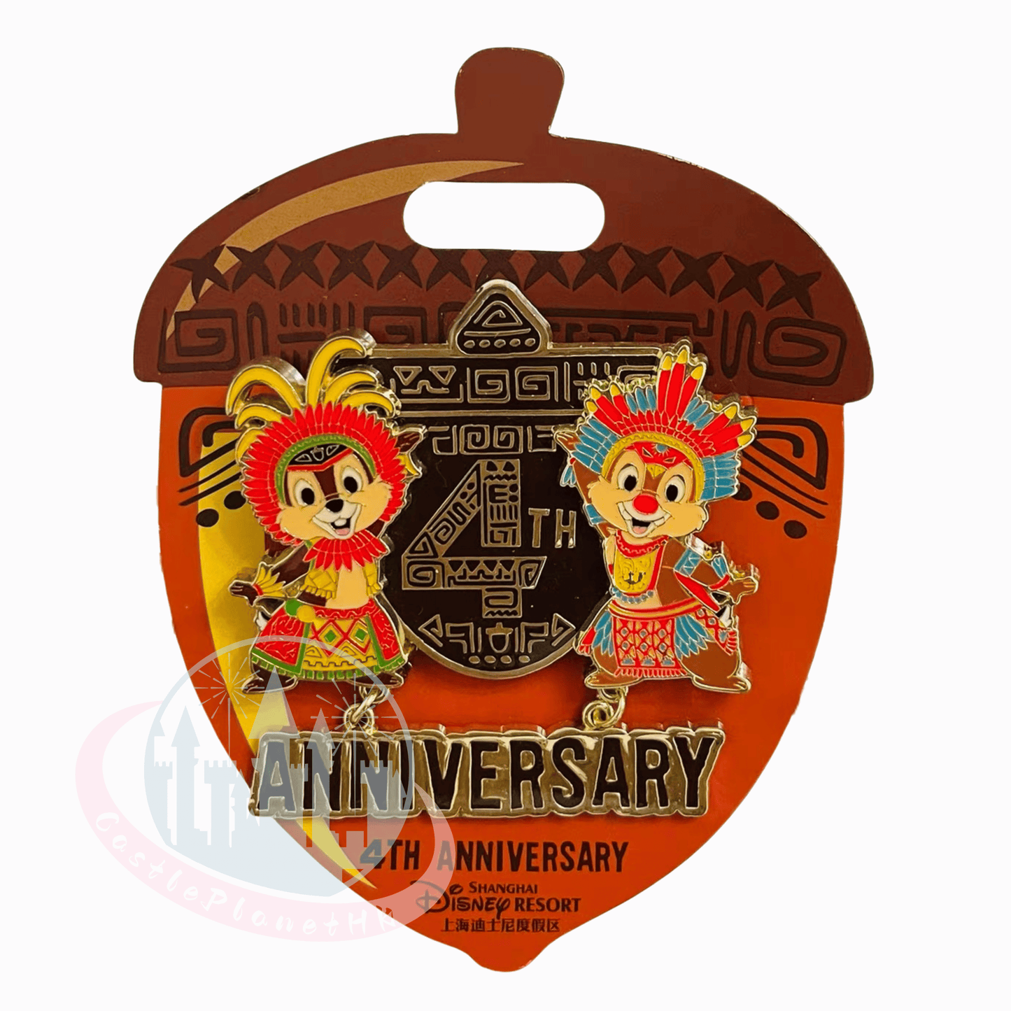 "Pre-Order" SHDR - Chip & Dale pin, 4th Anniversary Celebration 2020