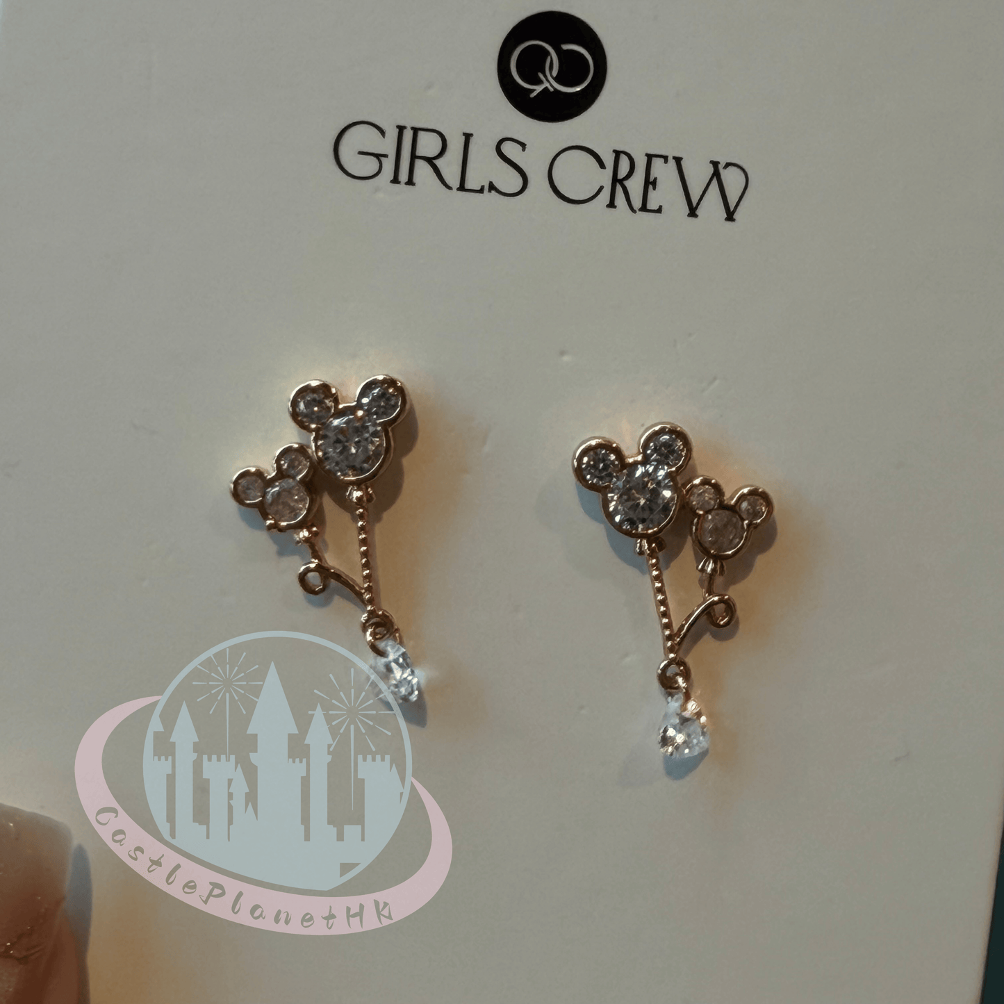 "Pre-Order" HKDL - Mickey Mouse Balloon Earrings, Disney x Girls Crew 2026