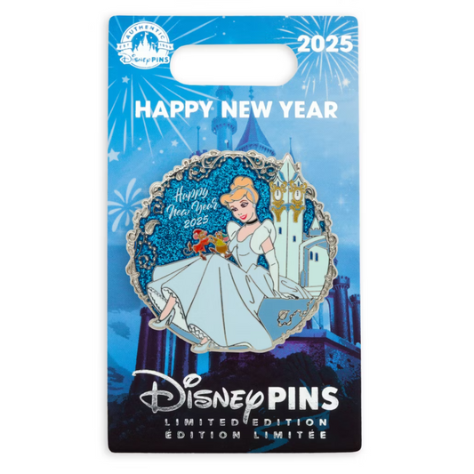 “Pre-order” HKDL - Cinderella 'Happy New Year 2025' Limited Edition Pin