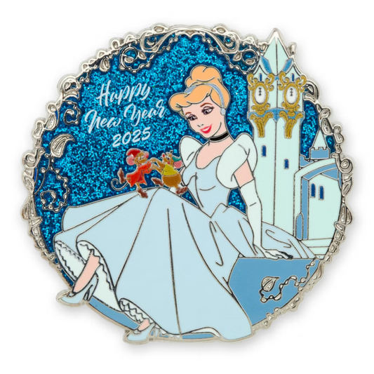 “Pre-order” HKDL - Cinderella 'Happy New Year 2025' Limited Edition Pin