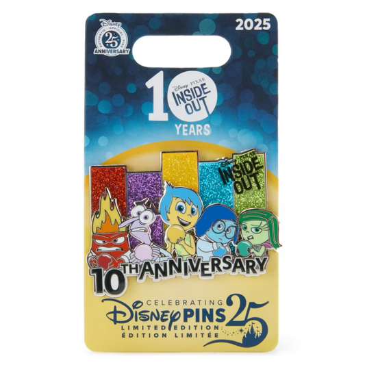 “Pre-order” HKDL - Inside Out 10th Anniversary Limited Edition Pin