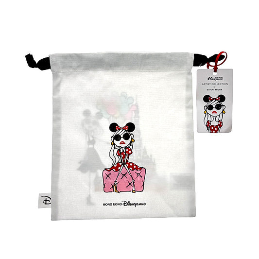 "Pre-Order" HKDL - Castle Drawstring Bag, Artist Collection by Daichi Miura