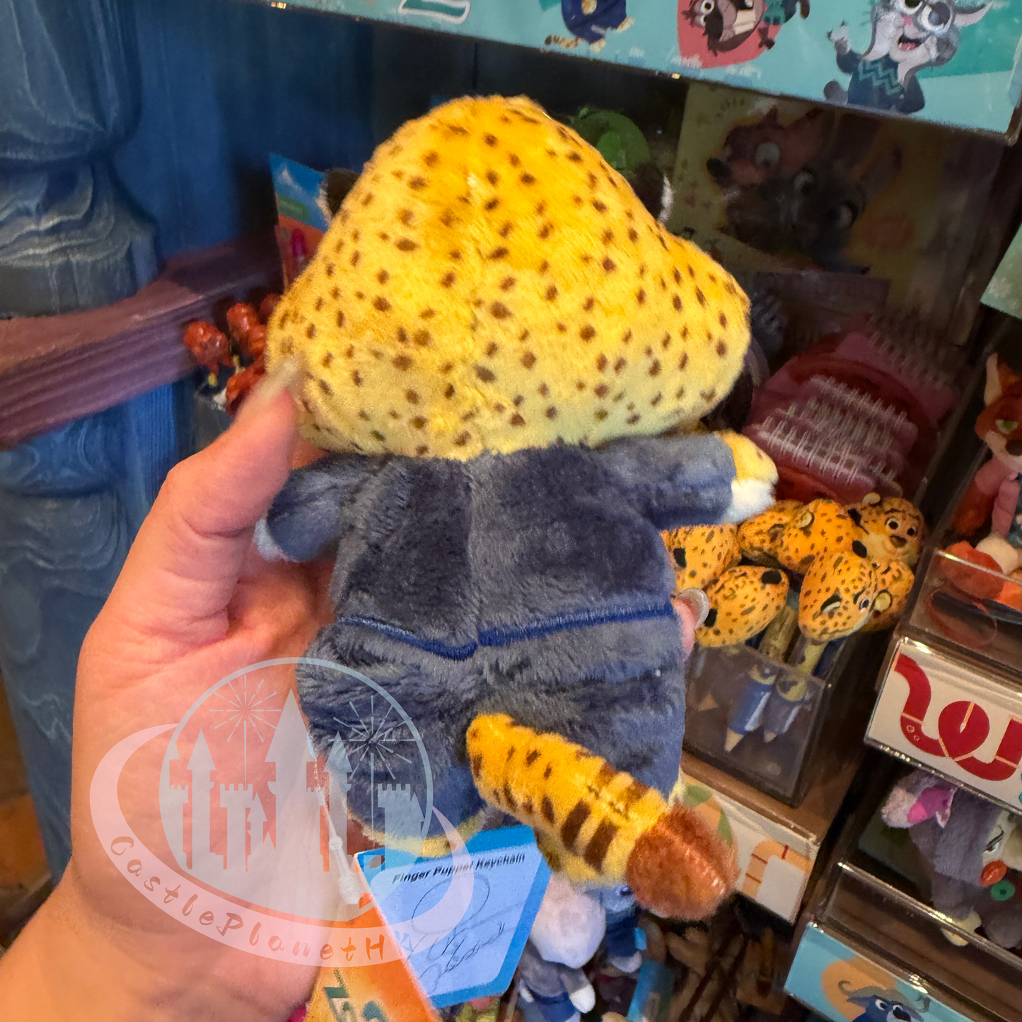 "Pre-Order" HKDL - Officer Benjamin Finger Puppet Plush Keychain, Zootopia 2