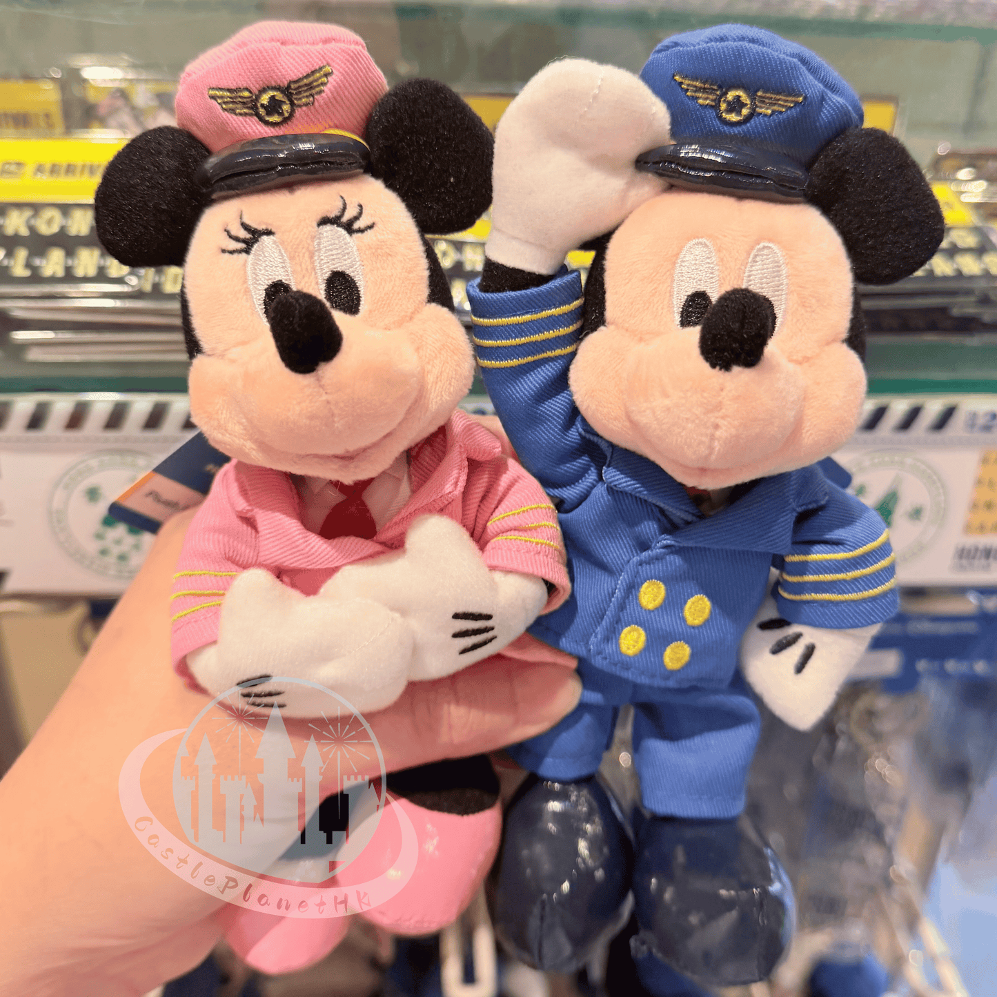 "Pre-Order" HKDL - Minnie Plush Keychain, Captain Mickey Mouse 2026