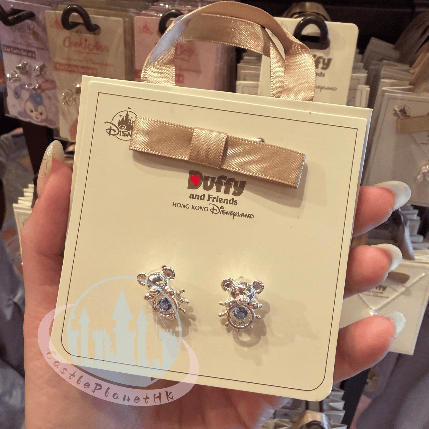 "Pre-order" HKDL - Duffy Earrings, Duffy and Friends